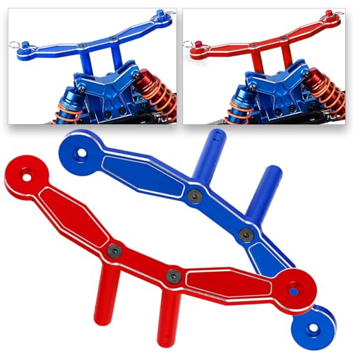 hopsupRC RC Aluminum Front & Rear Body Mounts Upgrades Part for 1/10 Senton 3S Blx/Senton Mega 550 RC Car,Alloy Front & Rear Body Mounts,Navy Blue - Image 5