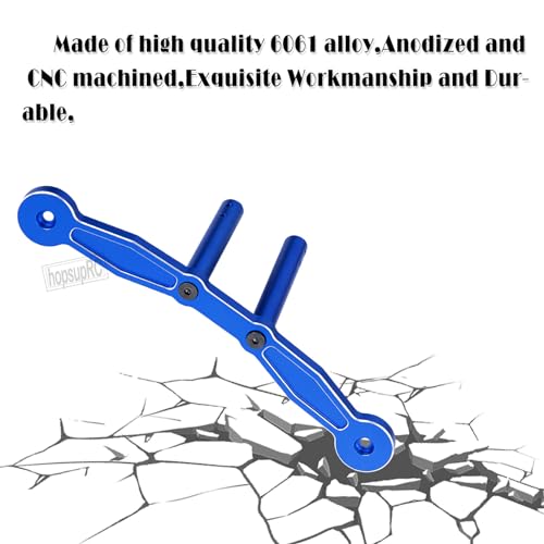 hopsupRC RC Aluminum Front & Rear Body Mounts Upgrades Part for 1/10 Senton 3S Blx/Senton Mega 550 RC Car,Alloy Front & Rear Body Mounts,Navy Blue - Image 4