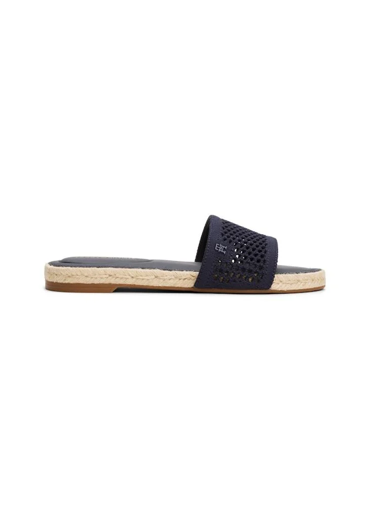 TOMMY HILFIGER Knit Mesh Flat Sandal Espadrille Sandals