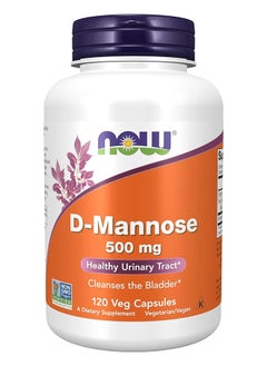 now D-Mannose 500Mg 120 Vcaps 