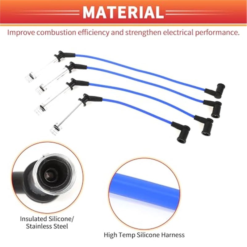 Vuzmode Car Spark Plug Coil Wires for Ford Fiesta V - Image 2