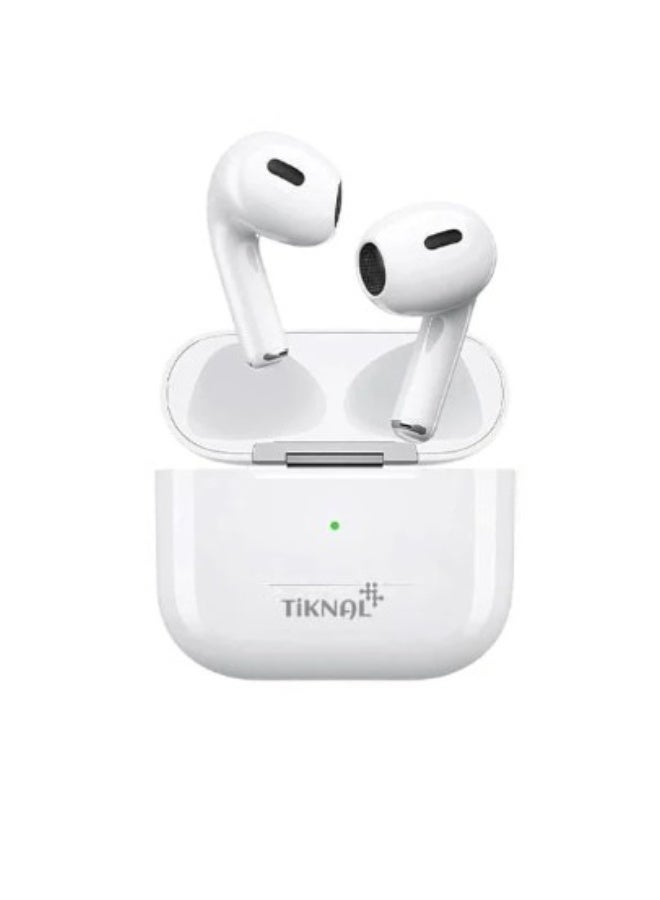 Tiknal 4 In-Ear Bluetooth Headphones, Clear Sound with Dolby Technology, Water Resistant, Long Battery Life, TK-H009, White - Image 5