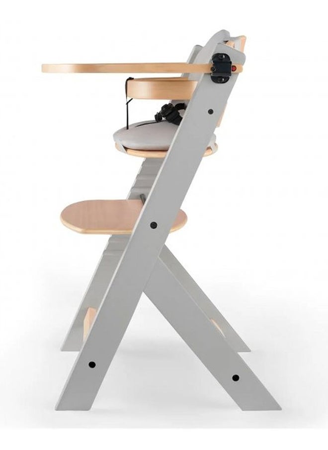 Kinderkraft - Enock Highchair With Pillow - Grey - Image 1