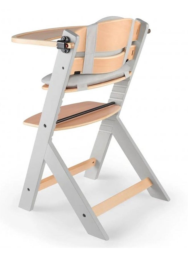 Kinderkraft - Enock Highchair With Pillow - Grey - Image 1
