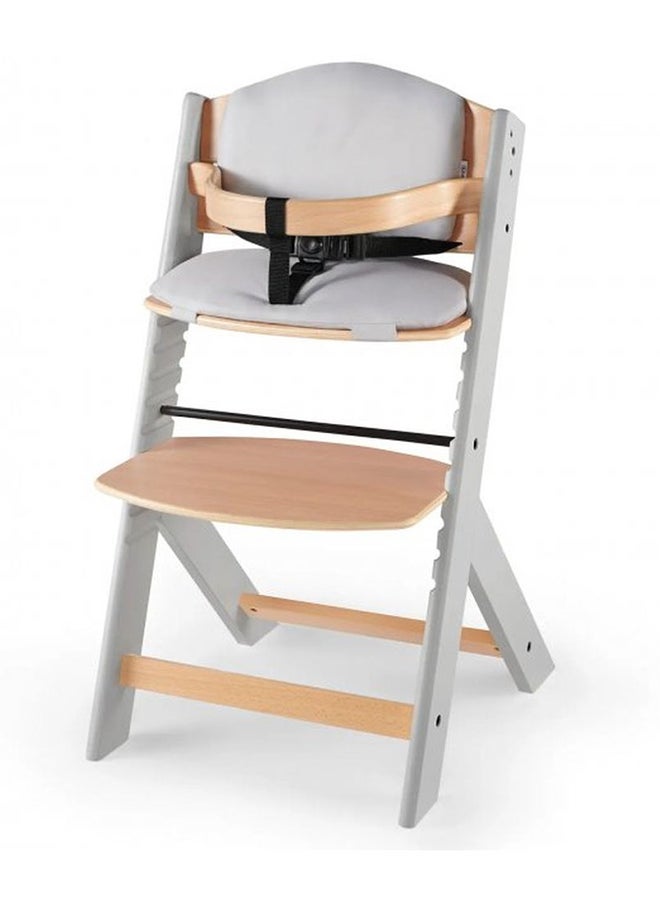 Kinderkraft - Enock Highchair With Pillow - Grey - Image 1