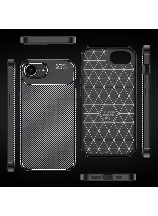S-TOP Case For iPhone 16e Carbon Fiber Texture Shockproof TPU Phone Case - Image 2