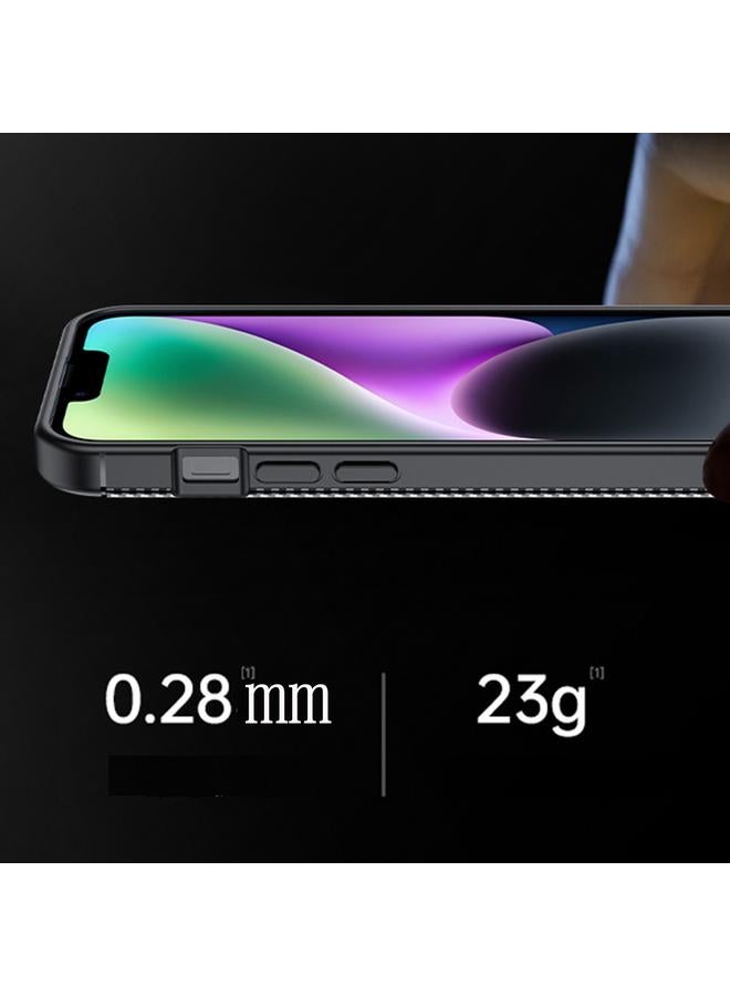 S-TOP Case For iPhone 16e Carbon Fiber Texture Shockproof TPU Phone Case - Image 3