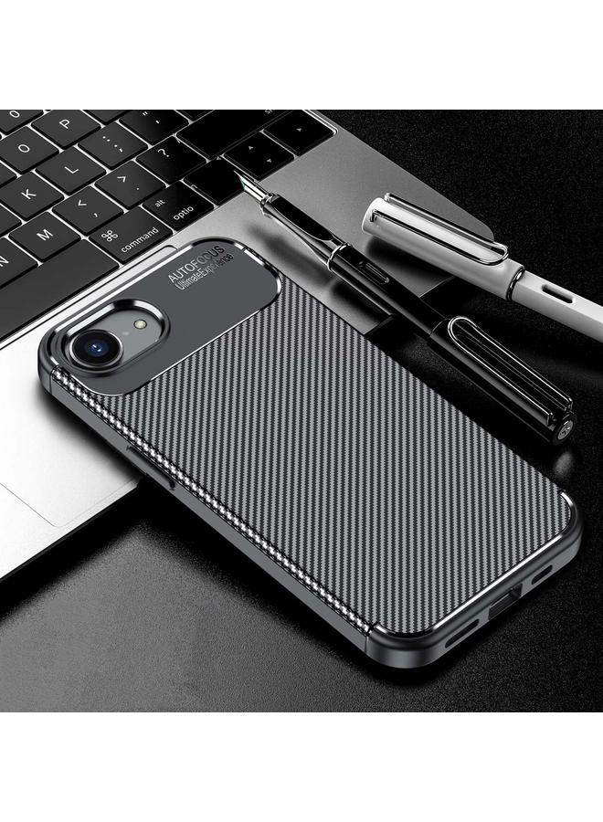 S-TOP Case For iPhone 16e Carbon Fiber Texture Shockproof TPU Phone Case - Image 1
