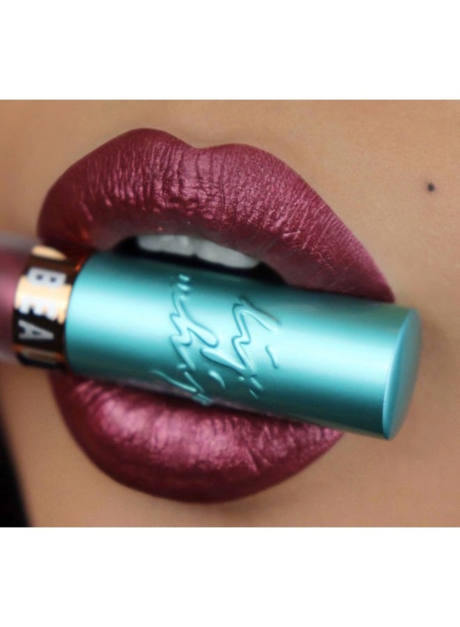 Beauty Bakerie Lip Whip Liquid Lipstick for Women, Waterproof Lip Gloss, Tint, Stain Long Lasting Hydrating Moisturizer, Matte or Metallic, 3.5mL, Royal Tea - Image 2