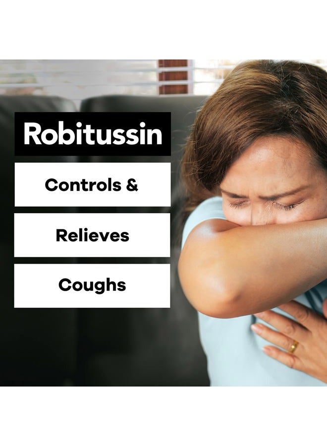 Robitussin Cough and Chest Congestion DM, Cough Suppressant and Expectorant, Raspberry Flavor - 8 Fl Oz Bottle - Image 2
