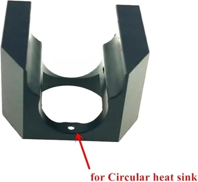 طقم رأس طباعة من الفضة المعدنية مع مشتت حراري V6 ومراوح تبريد 3010 لتيتان UM2 12 فولت - Image 5