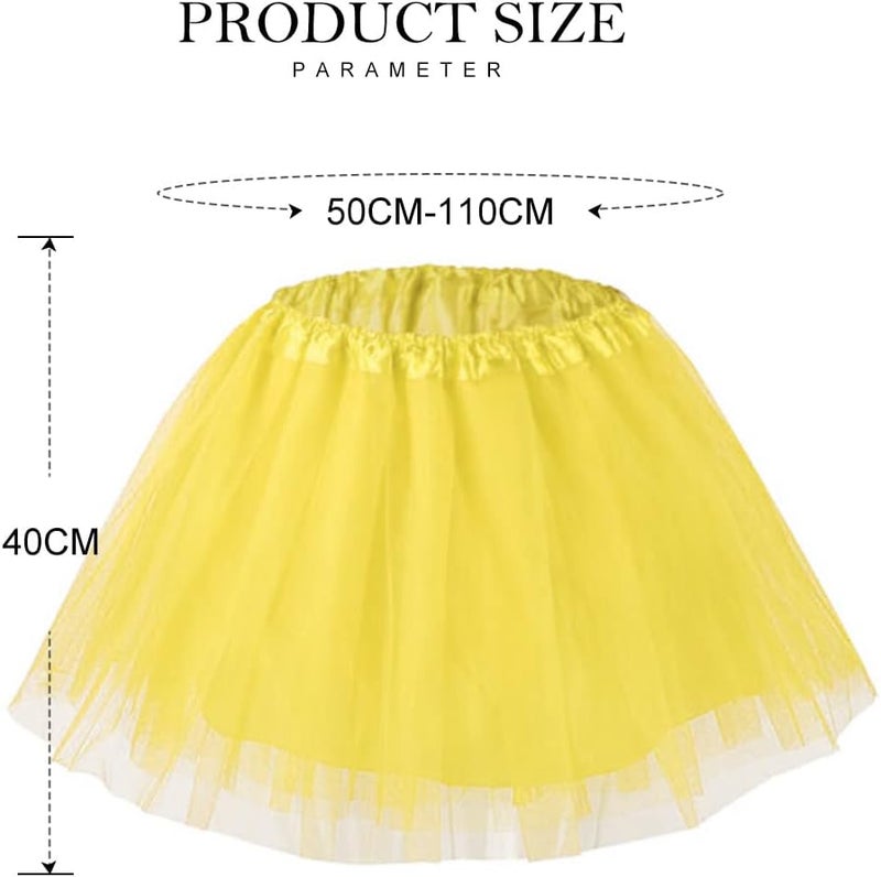 REETAN Christmas Tulle Tutu Skirt Ballet Layered Dance Skirt for Women - Image 3