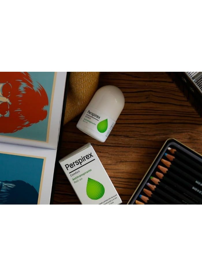 Perspirex Comfort Extra-effective Antiperspirant Roll-on 20ml, Comfort Antiperspirant Deodorant Roller, Protection Against Control Sweat and Odour for Men and Women  - Image 4