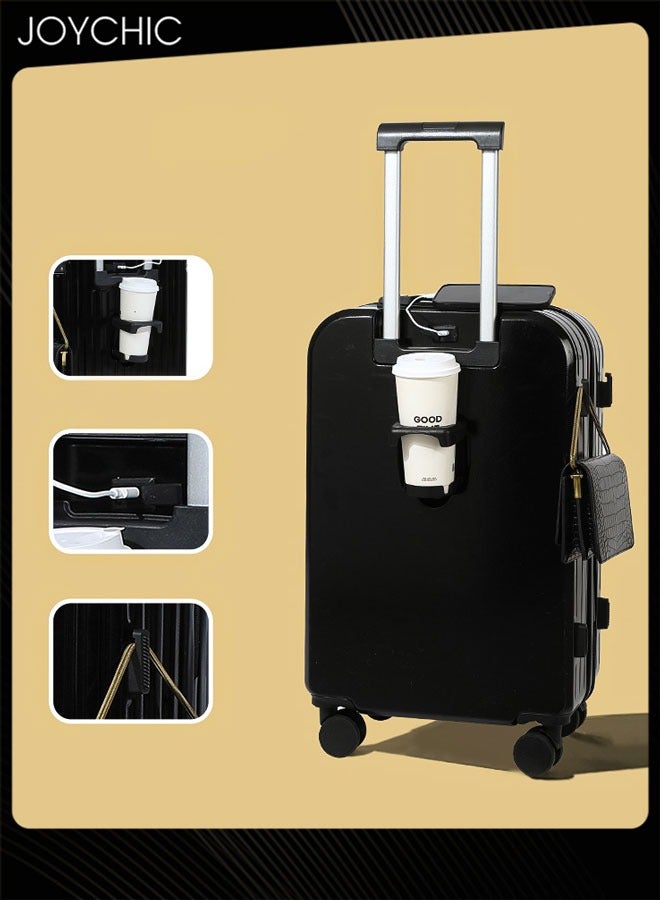 Joychic طقم حقائب 3 قطع حقائب يد حقيبة سفر للأعمال سعة كبيرة حقائب مقاومة للماء مع حامل أكواب ومنفذ شحن USB - 14/20/24 بوصة - Image 2