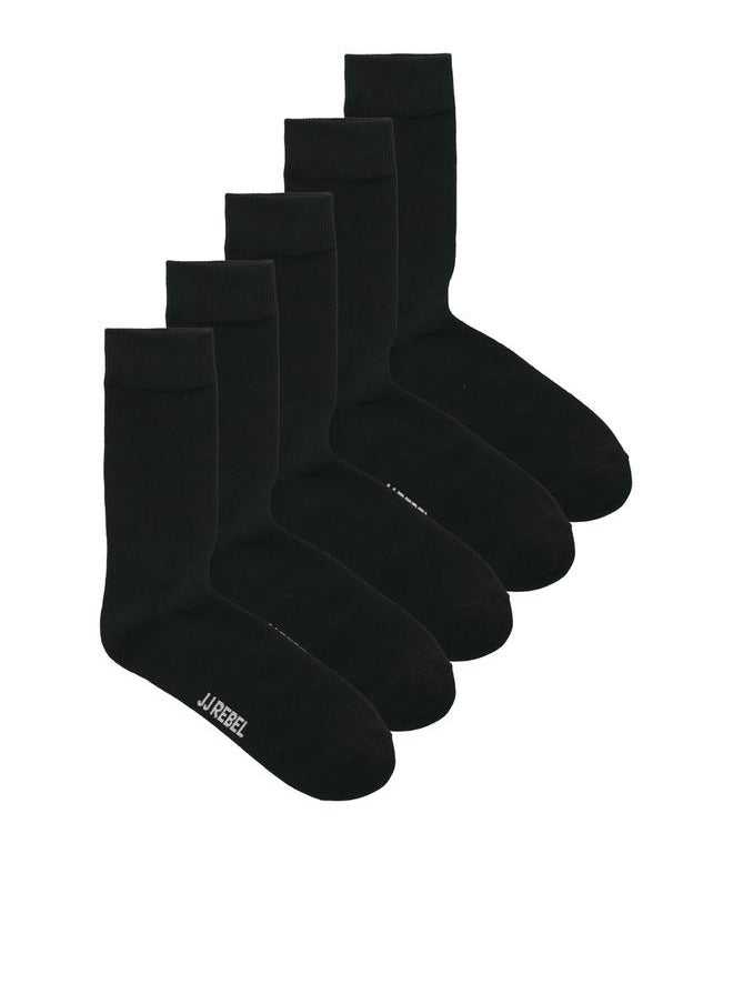 JJ Rebel by Jack & Jones Pack of 5 - Logo Detail Socks  - Image 1