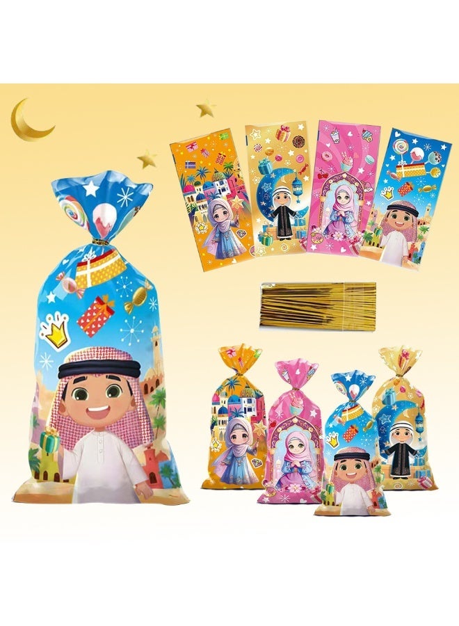 100 قطعة من أكياس الحلوى المصنوعة من السيلوفان، وأكياس الحلوى ليوم الفخر، وحفلات استقبال المولود، وحفلات أعياد الميلاد - Image 3