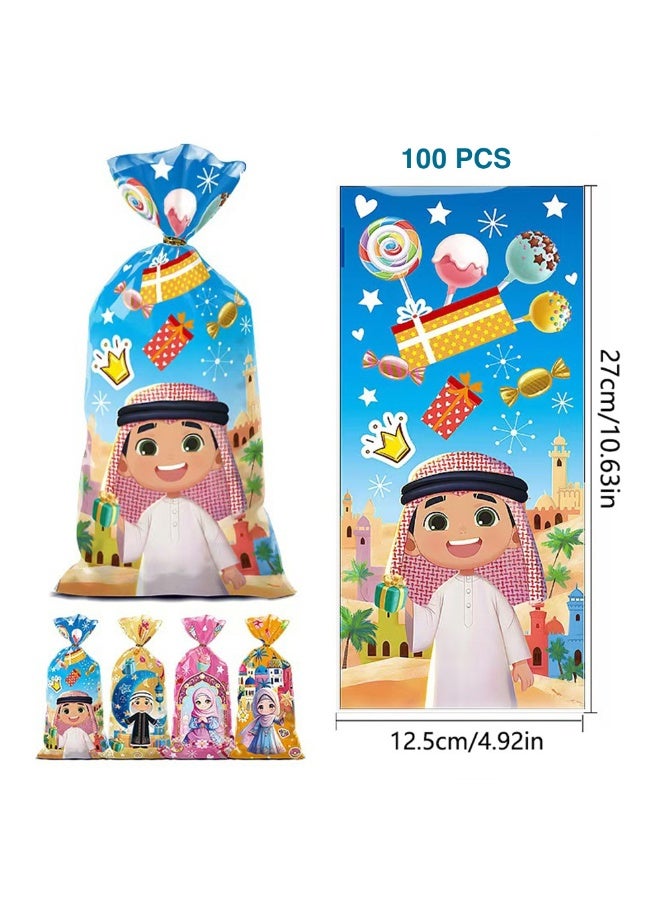 100 قطعة من أكياس الحلوى المصنوعة من السيلوفان، وأكياس الحلوى ليوم الفخر، وحفلات استقبال المولود، وحفلات أعياد الميلاد - Image 5