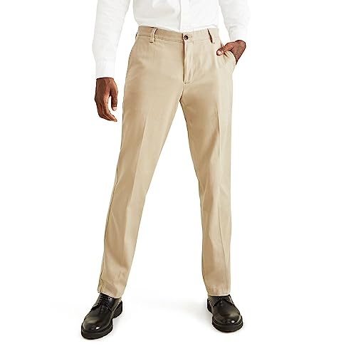 Dockers Men's Straight Fit Easy Khaki Pants, Timberwolf, 38W x 30L - Image 4