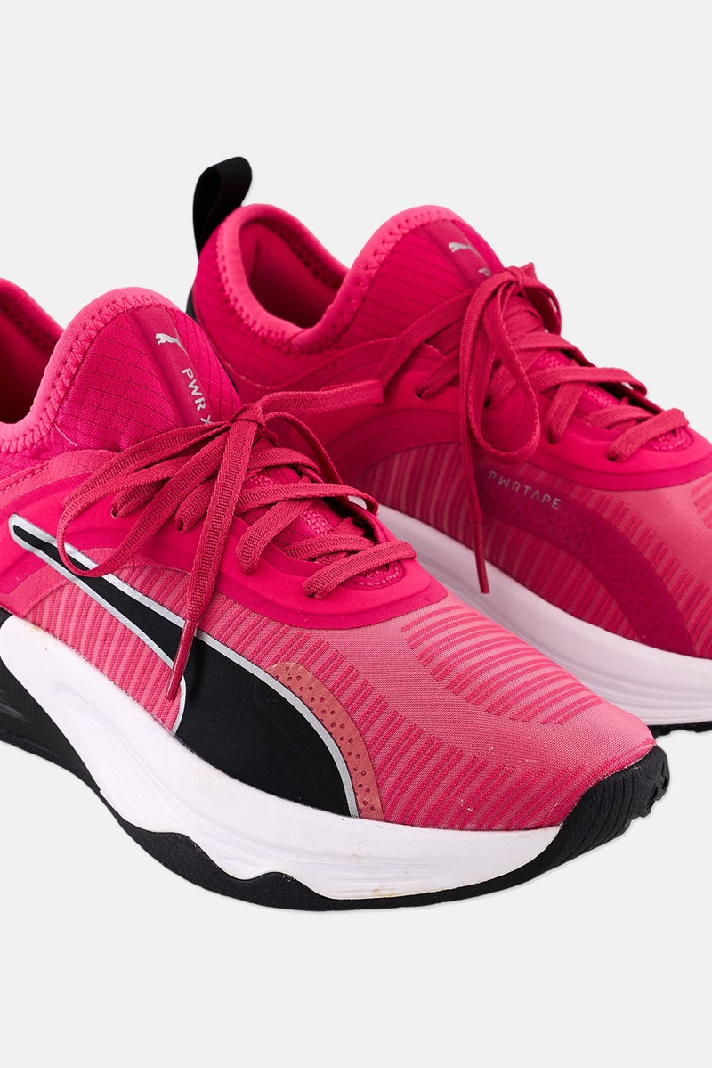 PUMA أحذية تدريب نسائية Pwr XX Nitro مزودة بأربطة، وردي - Image 3
