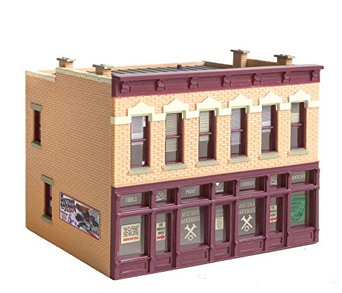Walthers Trainline HO Scale Building/Structure Midtown Hardware (Assembled) - Image 2