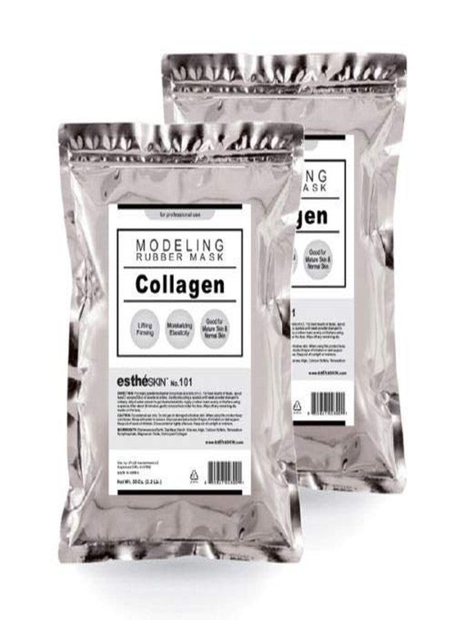 estheSKIN No.101 Collagen Peel Off Type Modeling Rubber Mask for Facial Skin Care Treatment, 35oz (2 pack) - Image 1