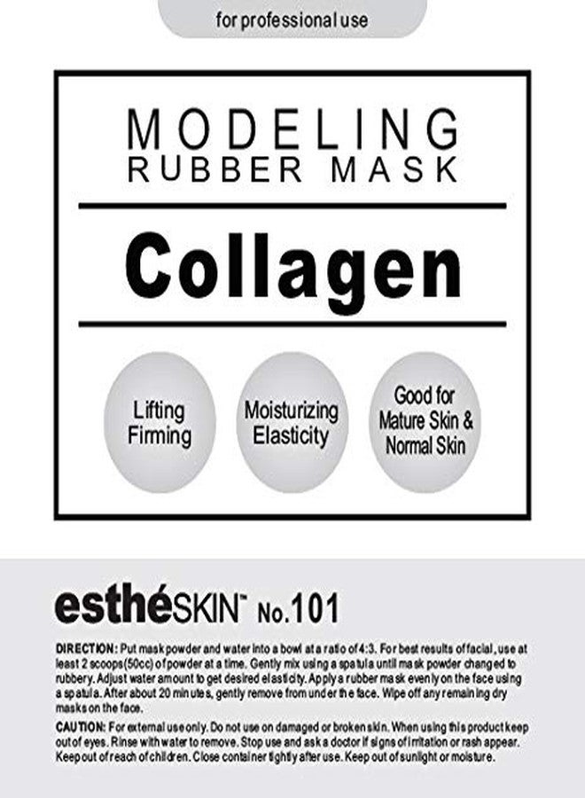 estheSKIN No.101 Collagen Peel Off Type Modeling Rubber Mask for Facial Skin Care Treatment, 35oz (2 pack) - Image 2