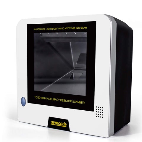 2D QR Barcode Scanner,Symcode Omnidirectional Hands-Free Automatic Barcode Reader Able to Read PDF417 on ID Card,Driver's License,Passport