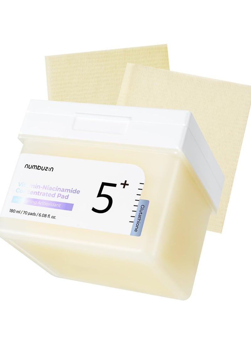 Vitamin-Niacinamide Concentrated No. 5+ 180 ml  (70 Pads) - pzsku/Z82BD4EF206353BC461CFZ/45/_/1740407705/f1c67178-d56b-4680-92a5-4dd575b4a753