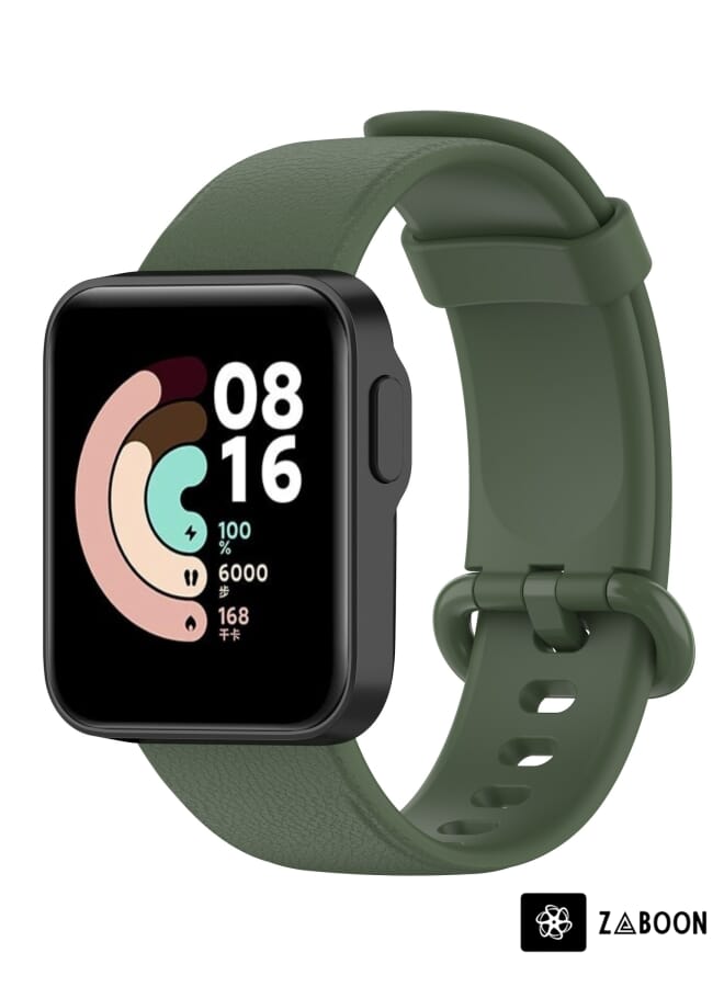 Zaboon Xiaomi MI Watch Lite / Redmi Watch Litchi Texture Leather Watch Band - Image 1