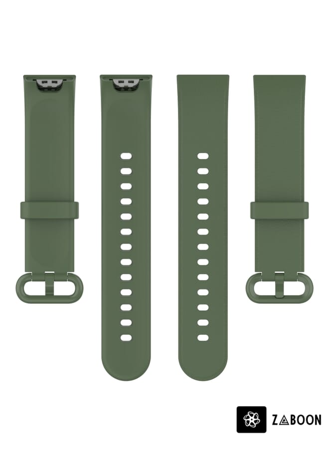 Zaboon Xiaomi MI Watch Lite / Redmi Watch Litchi Texture Leather Watch Band - Image 4