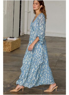 Never fully Dressed Printed V-Neck Wrap Dress  - Image 2