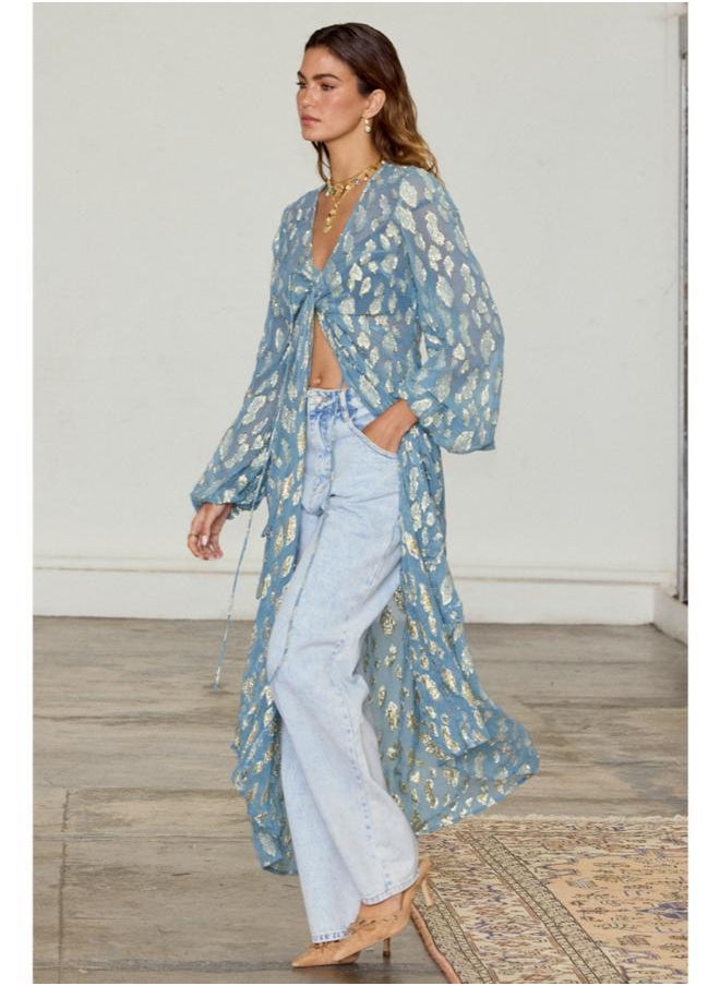 Never fully Dressed Printed V-Neck Wrap Dress  - Image 4