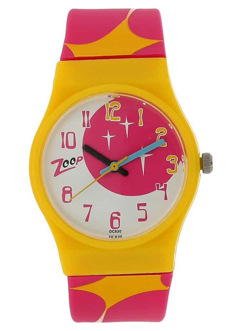 Zoop Kids Unisex Analog Round Shape Polyurethane Wrist Watch C3028PP07 - 35 Mm - Image 1