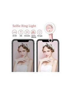 KASTWAVE Selfie Ring Light, for Phone for iPhone Laptop Mini Clip On and Portable Light for Photography, Makeup, 21 Light Mode 60 Led Beads 500mhA Rechargeable  - Image 2