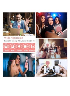 KASTWAVE Selfie Ring Light, for Phone for iPhone Laptop Mini Clip On and Portable Light for Photography, Makeup, 21 Light Mode 60 Led Beads 500mhA Rechargeable  - Image 4
