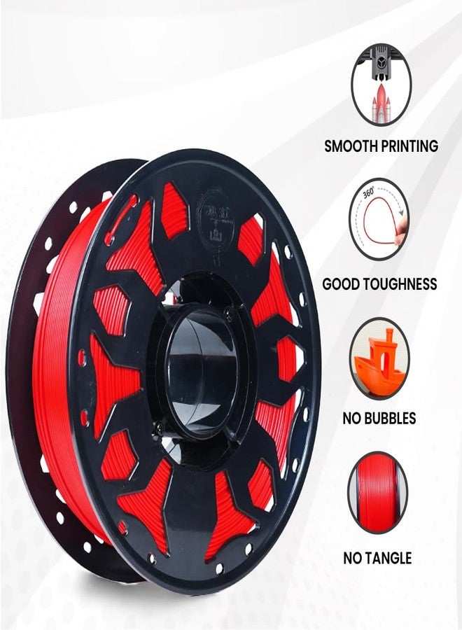 WOL 3D خيوط طابعة ثلاثية الأبعاد WOL3D PLA PRO+، لون أحمر لامع، 1.75 مم - قوة ومتانة معززة، دقة عالية، صديقة للبيئة، متوافقة مع طابعات Bambu Lab وCreality وEnder وPrusa وFDM ثلاثية الأبعاد - Image 2