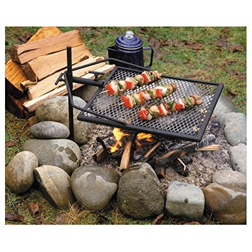 Panacea Adjust-A-Grill Camping Grill - Makes Outdoor Cooking Easier and Safer - Image 1