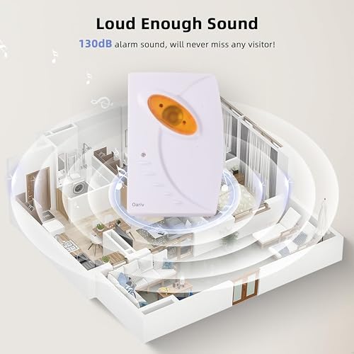 Oariv Wireless Doorbell | Battery Powered Long-Range Door Chime with Various Ringtones | Ideal for Home, Office, Shop Us (Multi design) - Image 5