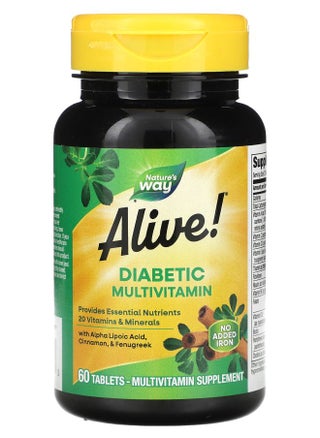 Alive! Diabetic Multivitamin 60 Tablets - pzsku/Z82BDABD23EB6DE4C65B7Z/45/_/1728488804/6253abc4-8825-4452-9540-ea940c718f59
