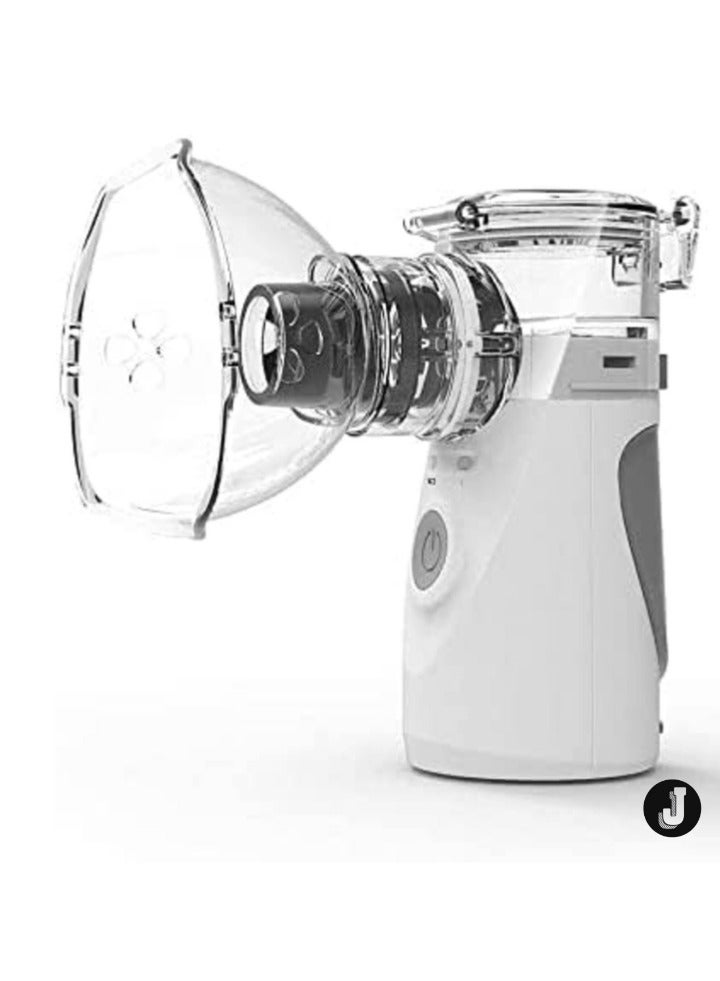 JAJEEK "Portable Ultrasonic Mesh Inhaler – Quiet Handheld Nebulizer for Adults & Kids, Ideal for Travel & Household Use (T1-Grey)" - Image 1