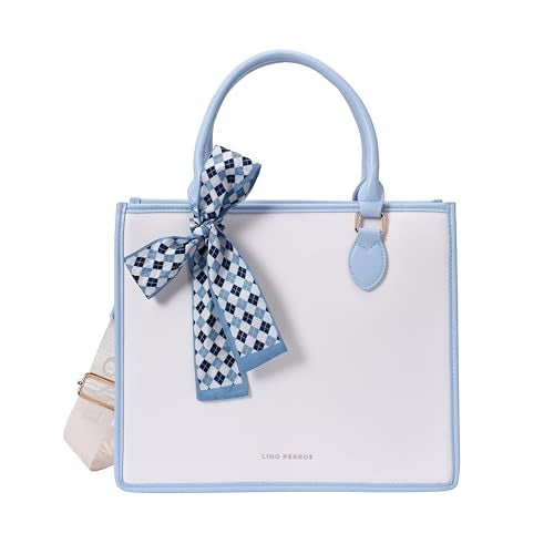 Lino Perros White Tote Bag - Image 1