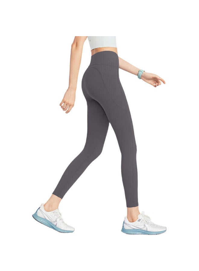 VFU Xingqing Yoga Pants For Women, High-Waisted Lifting, Running, Fitness, Sports Pants, High-Elasticity Tight-Fitting Pants, Dove Gray Purple, M - Image 2