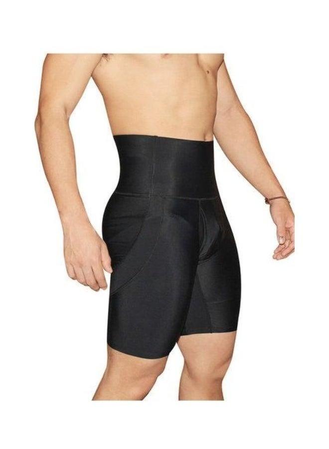 بنطال رجالي ذو طبقتين مريح ومنفذ للهواء، مشكل للخصر والساقين، بأسلوب عصري، ومطاط بثلاثة أرباع. - Image 2