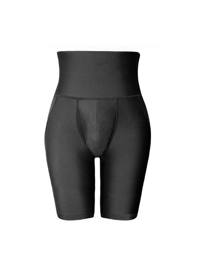 بنطال رجالي ذو طبقتين مريح ومنفذ للهواء، مشكل للخصر والساقين، بأسلوب عصري، ومطاط بثلاثة أرباع. - Image 3