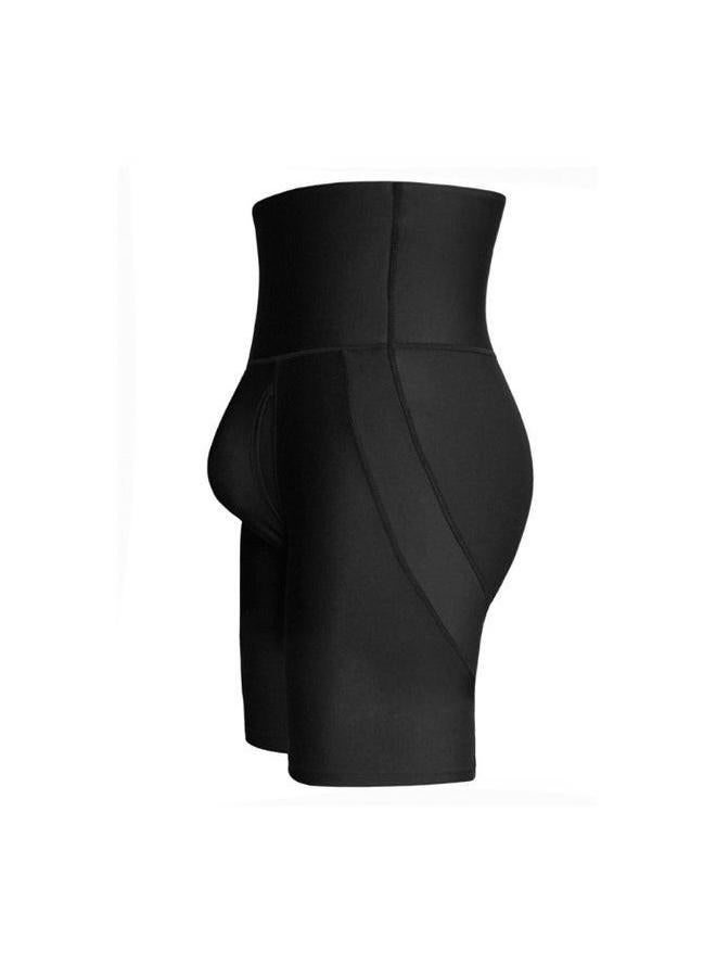 بنطال رجالي ذو طبقتين مريح ومنفذ للهواء، مشكل للخصر والساقين، بأسلوب عصري، ومطاط بثلاثة أرباع. - Image 4