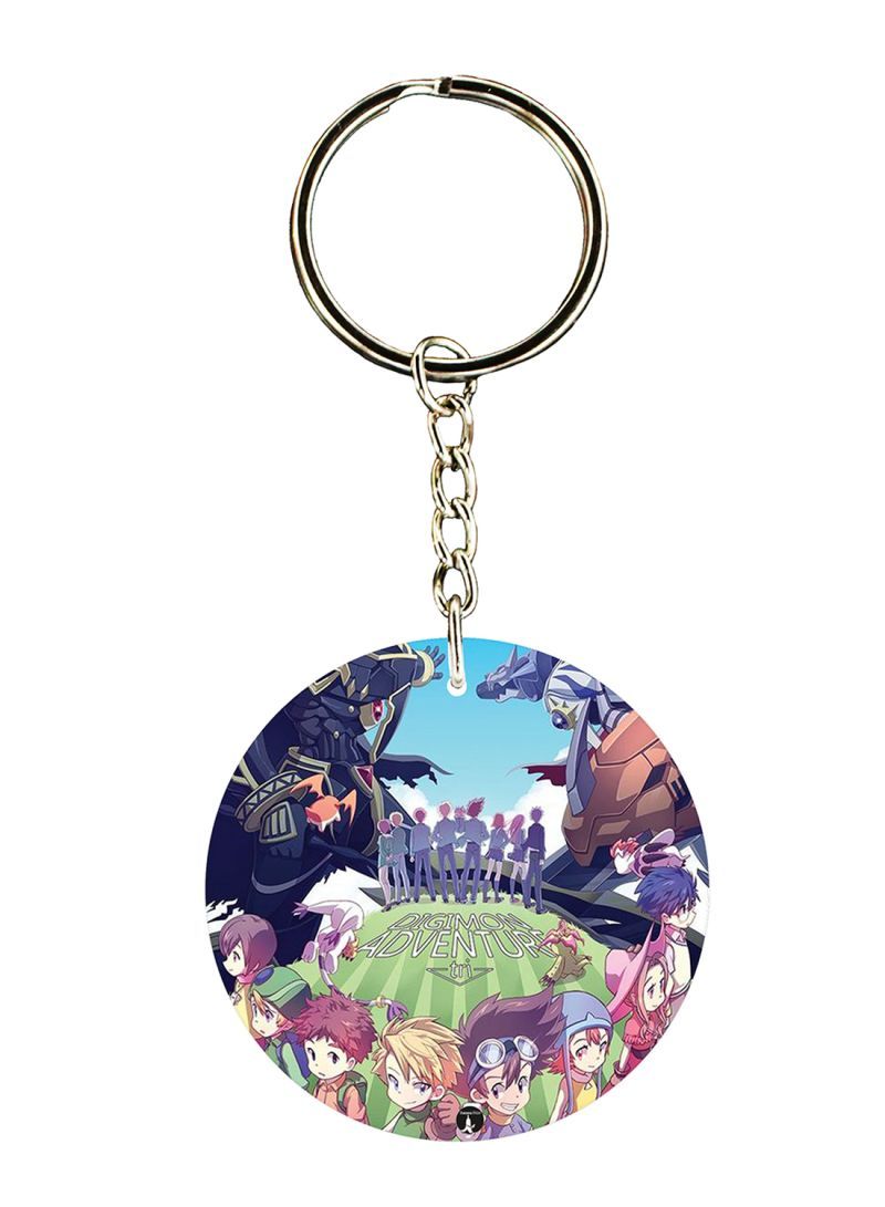 RKN Anime Digimon Printed Keychain