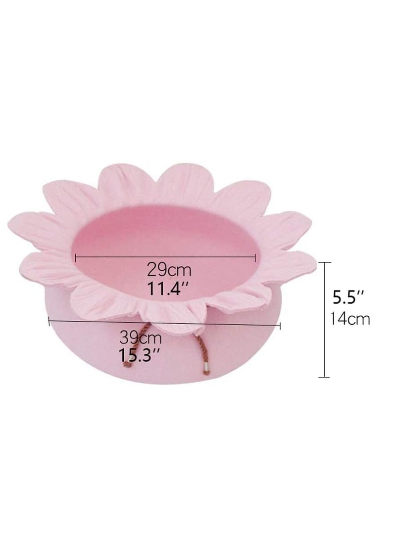 سرير للحيوانات الأليفة على شكل عباد الشمس لعش القطط سرير نوم لطيف - Image 2