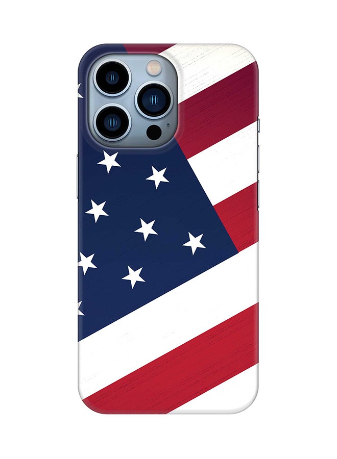 Case for Apple iPhone 14 Pro Slim Snap Classic Series Mobile Cover Hard PC Shield Matte Finish Print - Flag Of US