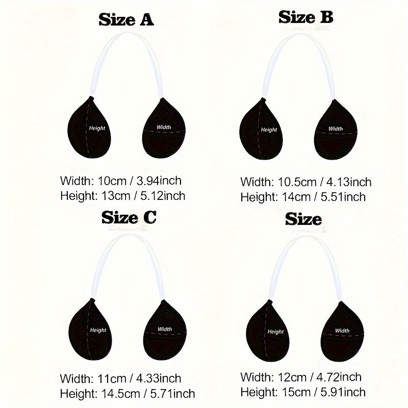 Women's Sexy Non-Slip Thin Invisible Bra Pads with Removable Straps, Perfect for Summer Swimming - Image 3