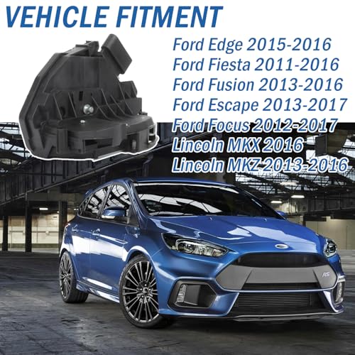 Qagea Front Right Passenger Side Door Lock Latch Actuator 5 Pins Fit for Ford Edge 2015-2016, Escape 2013-2017, Fiesta 2011-2016, Focus 2012-2017, Fusion & Lincoln MKZ 2013-2016, BE8Z-5421812-B - Image 2